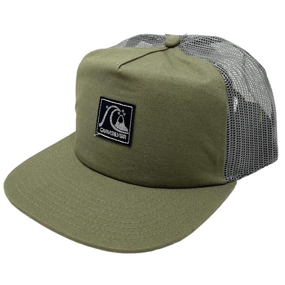 Quiksilver Other - Quiksilver Men's Single Fin Trucker Hat Cap - Olive